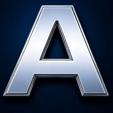 Chrome letter A